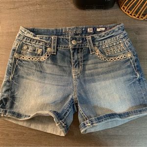 Miss Me Embellished Jean Shorts